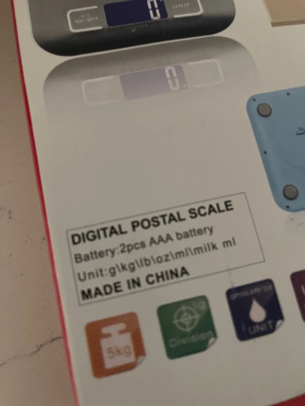 Digital Postal Scale - Pink - Picture 3 of 3